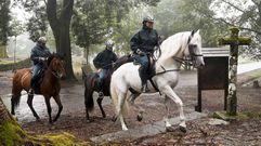 La Guardia Civil montada refuerza la seguridad en el Camino