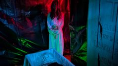 Tnel del terror en elIES Eduardo Pondal de Santiago