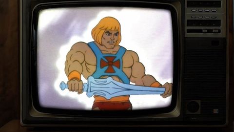 Un momento de la serie de dibujos animados de He-Man