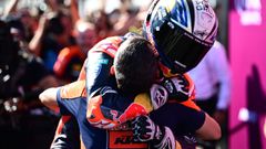Pedro Acosta celebra la victoria en el Gran Premio de Austria