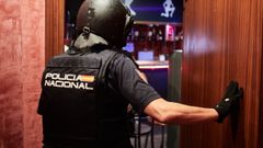 Un agente de la Polica Nacional, en una imagen de archivo.