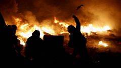 Violentos enfrentamientos en Kiev