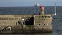el Muelle del Gayo de Luanco