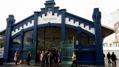Inauguraci�n de la plaza del pescado tras la reforma del 2003