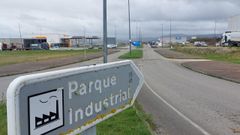 La entrada al parque empresarial de Ribadeo, que cuenta con el aliciente de tener un acceso directo a la autov�a del Cant�brico