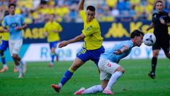 Un lance del primer partido del Celta Fortuna en Segunda Divisi�n