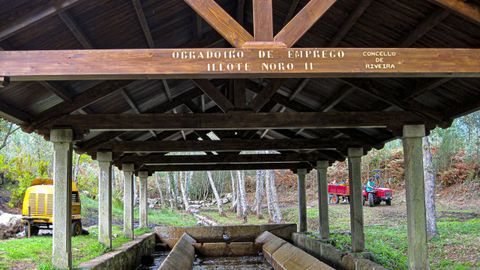 En una zona de la ruta se ubica un antiguo lavadero