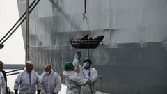 La labor humanitaria del �Cantabria�