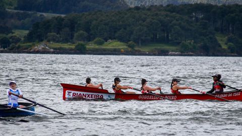 Clasificaci�n para la final del campeonato europeo de bateles celebrado en Rianxo