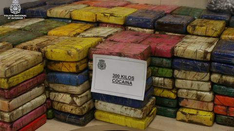 Imagen de archivo de una operacin antidroga en la que se intervinieron 300 kilos de cocana.