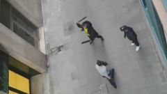 Enfrentamiento a machetazo limpio en Barcelona