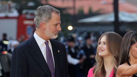 El Rey Felipe IV y la Princesa de Asturias llegan al Auditorio Palacio de Congresos  Prncipe Felipe  de Oviedo