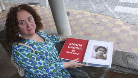 Amada Toimil, nieta de la fusilada Amada Garc�a, cuando solicit� en los juzgados de Ferrol la anulaci�n del consejo de guerra de su abuela
