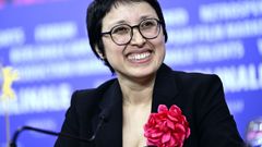 La actriz y directora de �No Good Men� Shahrbanoo Sadat.