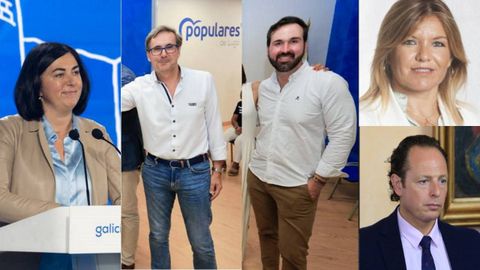 Elena Candia, Quique Rozas, Antonio Ameijide, Cristina Sanz y Javier Vázquez