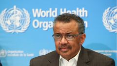El director general de la OMS, Tedros Adhanom Ghebreyesus