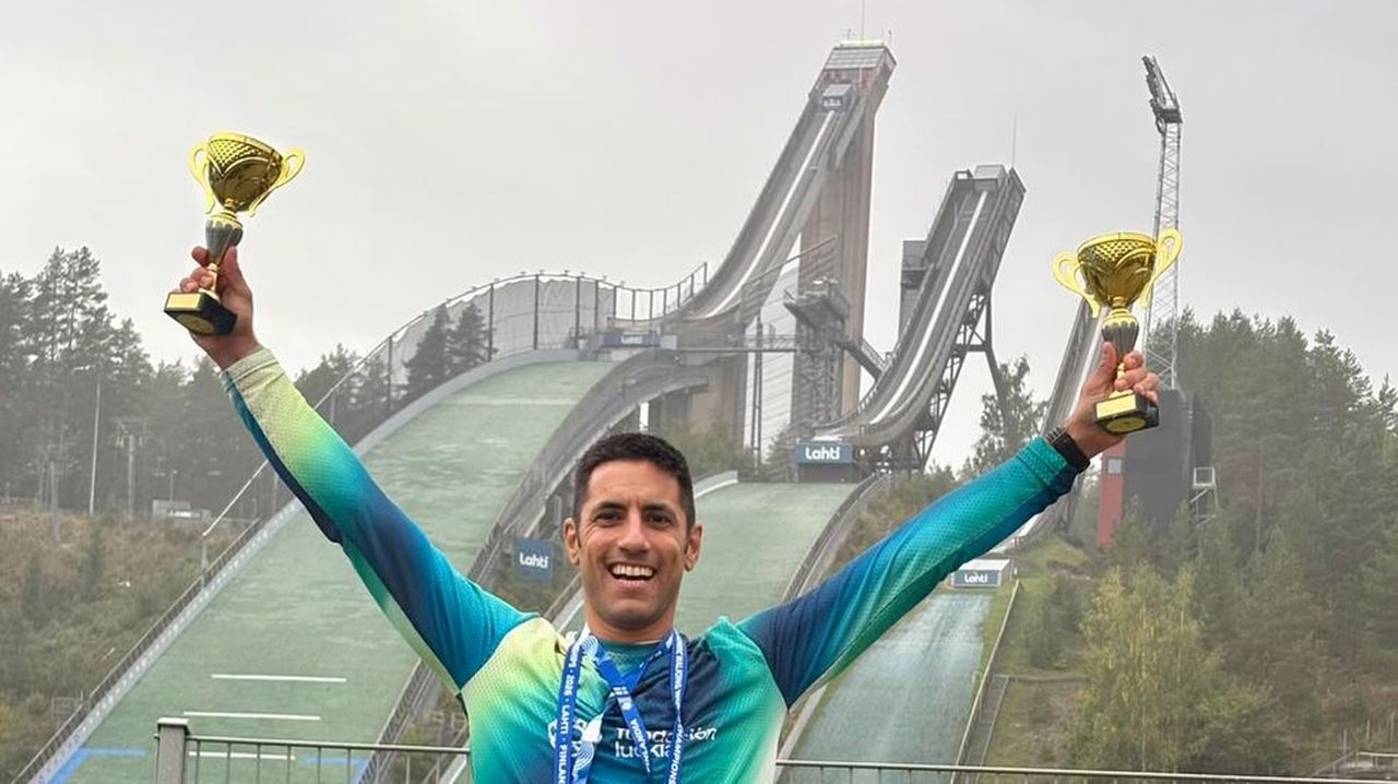 Marcha nórdica: El taboadés Alberto Fidalgo conquista el bronce mundial absoluto en 20 kilómetros