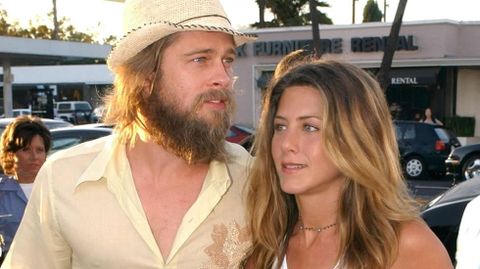 Brad Pitt y Jennifer Aniston, cuando a�n estaban casados