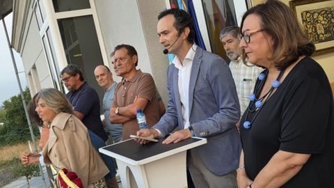 El pregón de José Penas, desde el balcón del consistorio, abrió la fiestas de Rábade