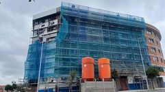 Un edificio en construcción