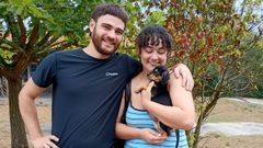 Perra adoptada el pasado mes de septiembre en el refugio de Moug�.