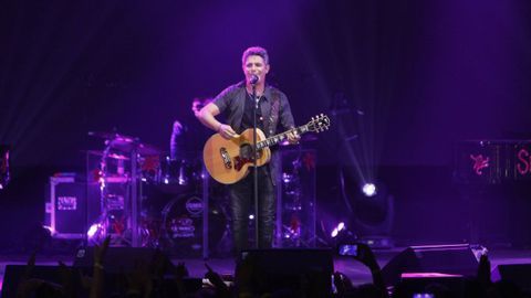 Alejandro Sanz, durante un concierto en el Coliseo de A Corua en el 2015