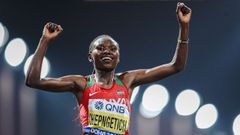 La atletakeniana Chepngetich, durante una competicin.