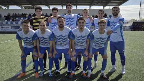 Equipo titular de los ribeirenses ante el Atlético Escairón.