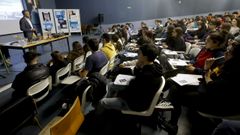 Luis Blanco D�vila en el IES Rafael Dieste