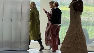 Anna Wintour, en la sede de Inditex en Arteixo