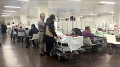 Imagen de enero de este a�o en un d�a de colapso en urgencias en el Cunqueiro