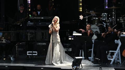 Actuaci�n de Christina Aguilera
