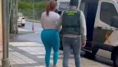 Una de las detenidas en la operaci�n Compay de la Guardia Civil de O Barco.