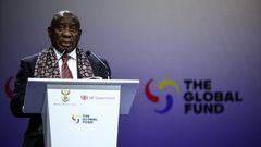 El presidente de Sudáfrica, Cyril Ramaphosa