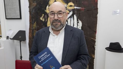 Rivadulla Corc�n, nunha visita a Espiral Maior Foro, Carballo, a finais do 2023