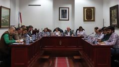 Una imagen de archivo del pleno de octubre