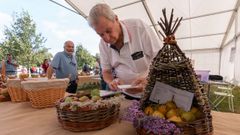 Cestas de froita na Feira Rural de San Sadurni�o