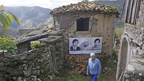 Una de las fotografías que colgaron en las casas a finales del 2021
