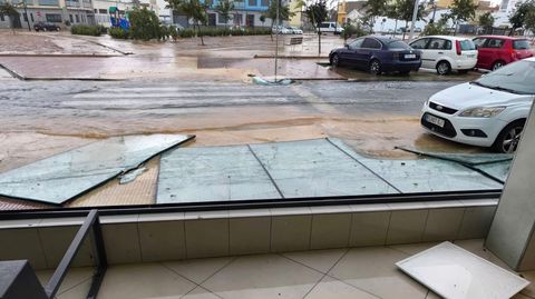 Daos provocados por la dana y el tornado en Alginet.