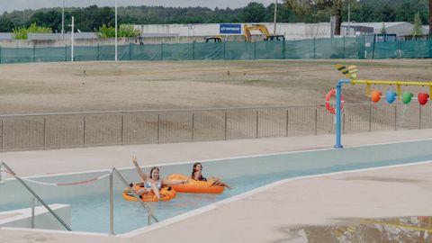 Aspecto del aquapark de Monterrei tras su ampliaci�n.