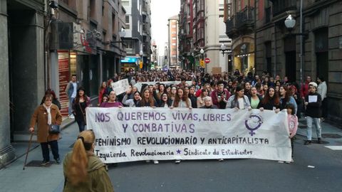 Concentraci�n contra la sentencia de la Manada en Gij�n