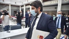 El presidente de Murcia, Fernando L�pez Miras