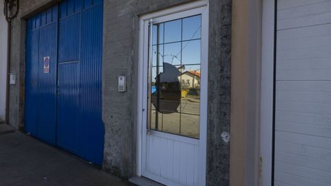 Destrozo en un inmueble privado