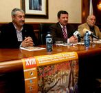 Mac�as, Vence y Hermida en la presencia de Periodipesca 2010. 