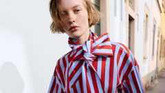 Una de las camisas de rayas de la nueva colecci�n de Zara