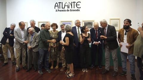 ENTREGA DE LOS PREMIOS ATLANTE EN EL MUSEO DEL GRAVADO DE ARTES E INAUGURACION DE LA EXPOSICION DE TODOS LOS PREMIADOS DE LOS ULTIMOS 10 AOS