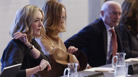 Marta Ortega, en la reuni�n