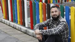 �scar Fedez es educador musical en Eu Son, de Burela, y profesor en el colegio de Alfoz