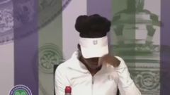 Las l�grimas de Venus Williams en Wimbledon