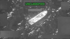 Imagen del ataque de EE.UU. contra una supuesta narcolancha en el Pac�fico.